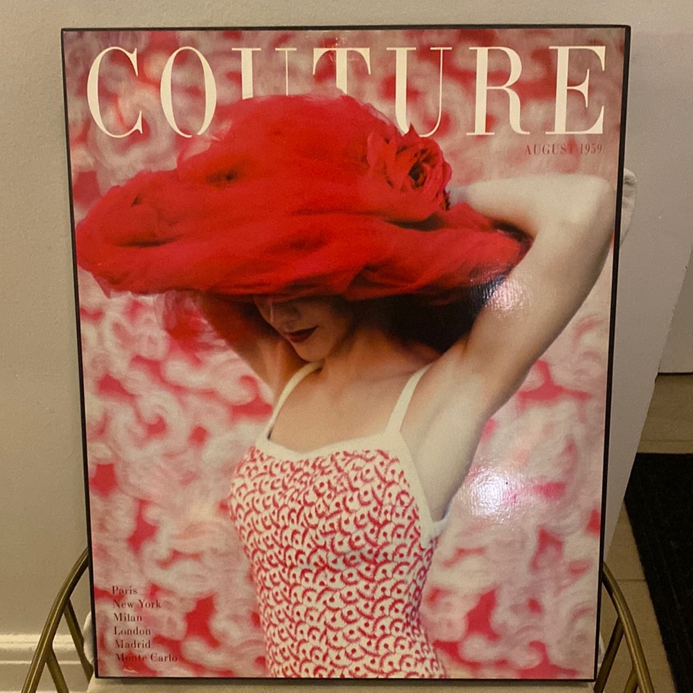 Couture magazine cover August 1959